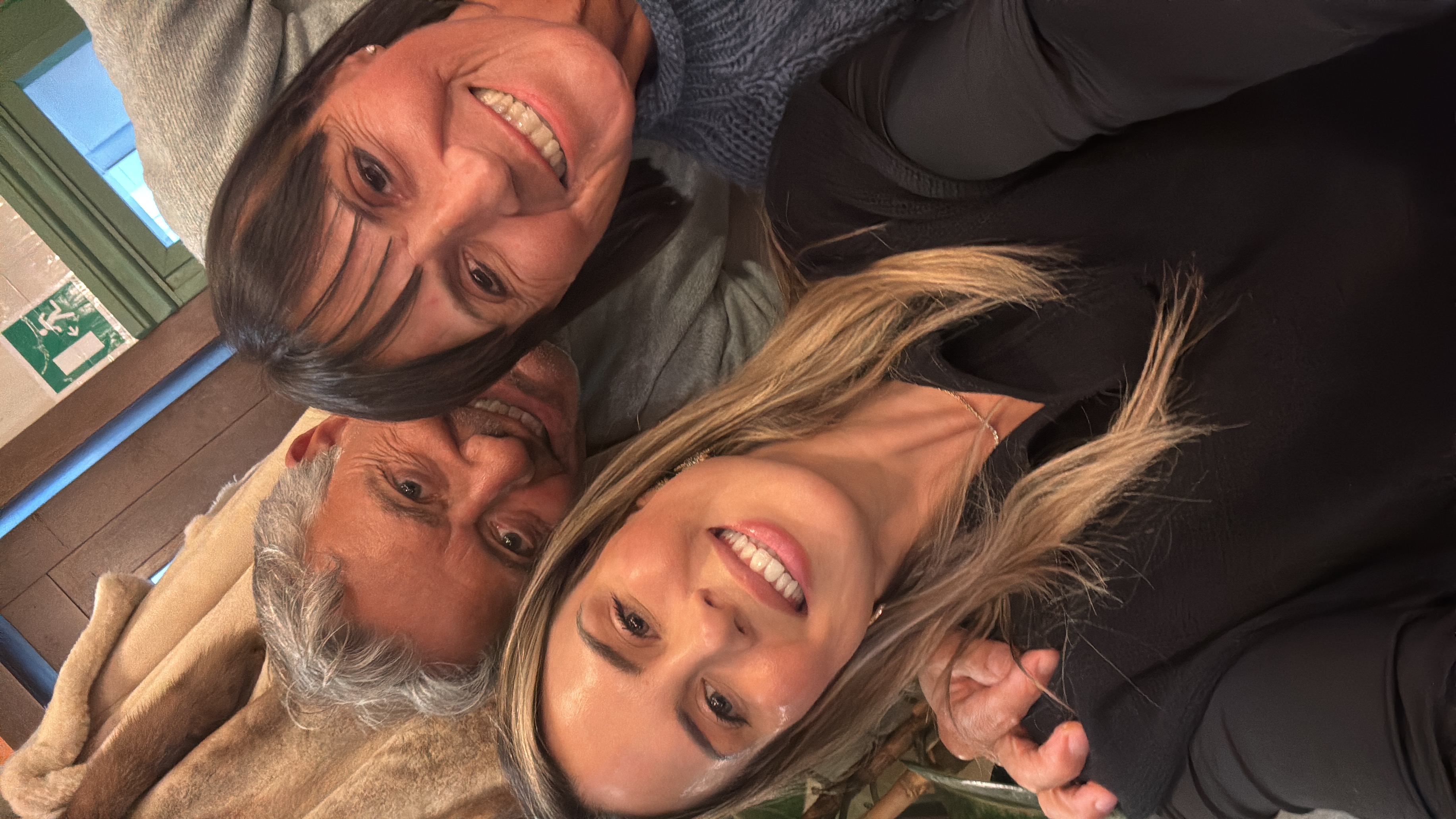 A cozy selfie together