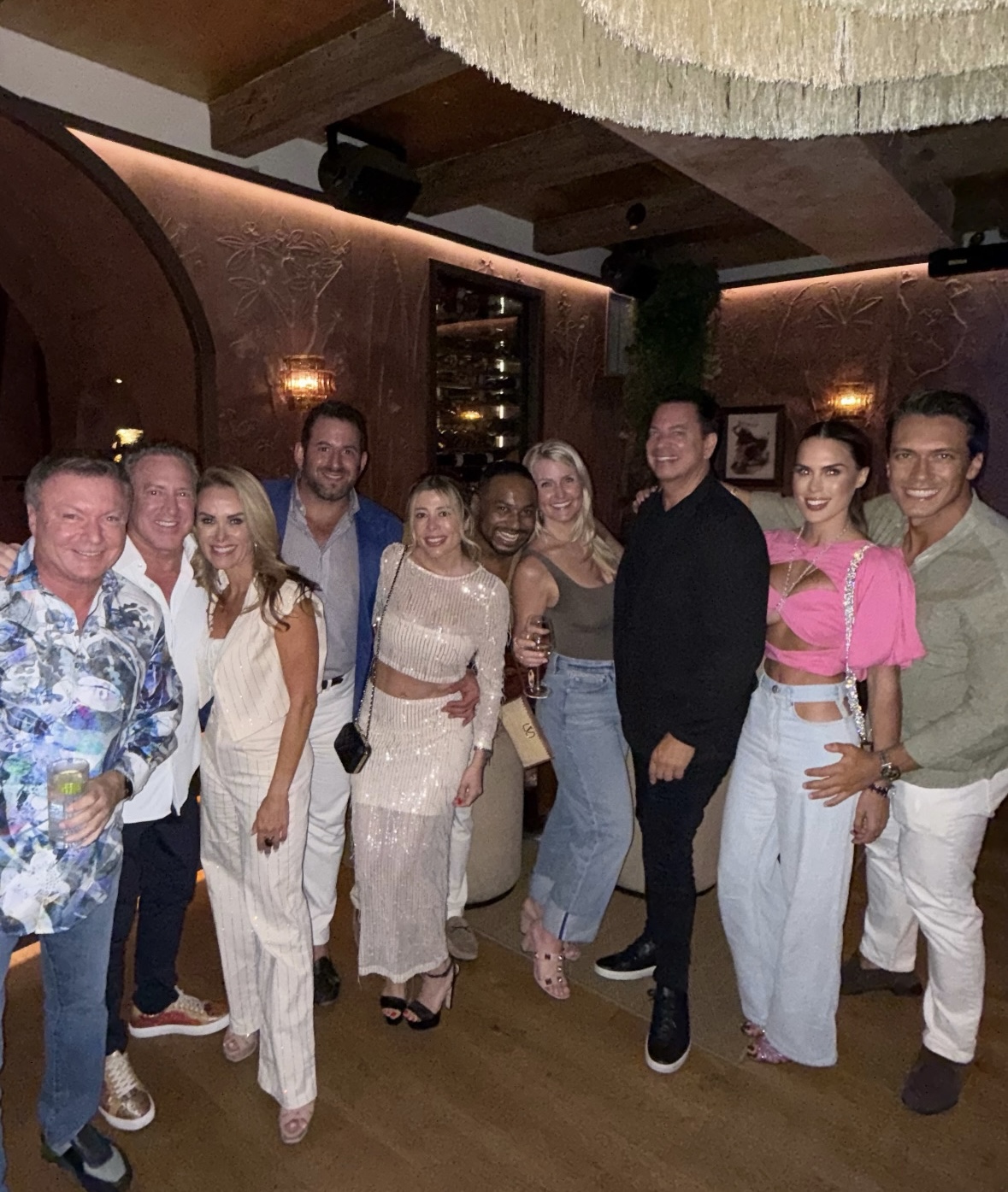 A festive night out with friends