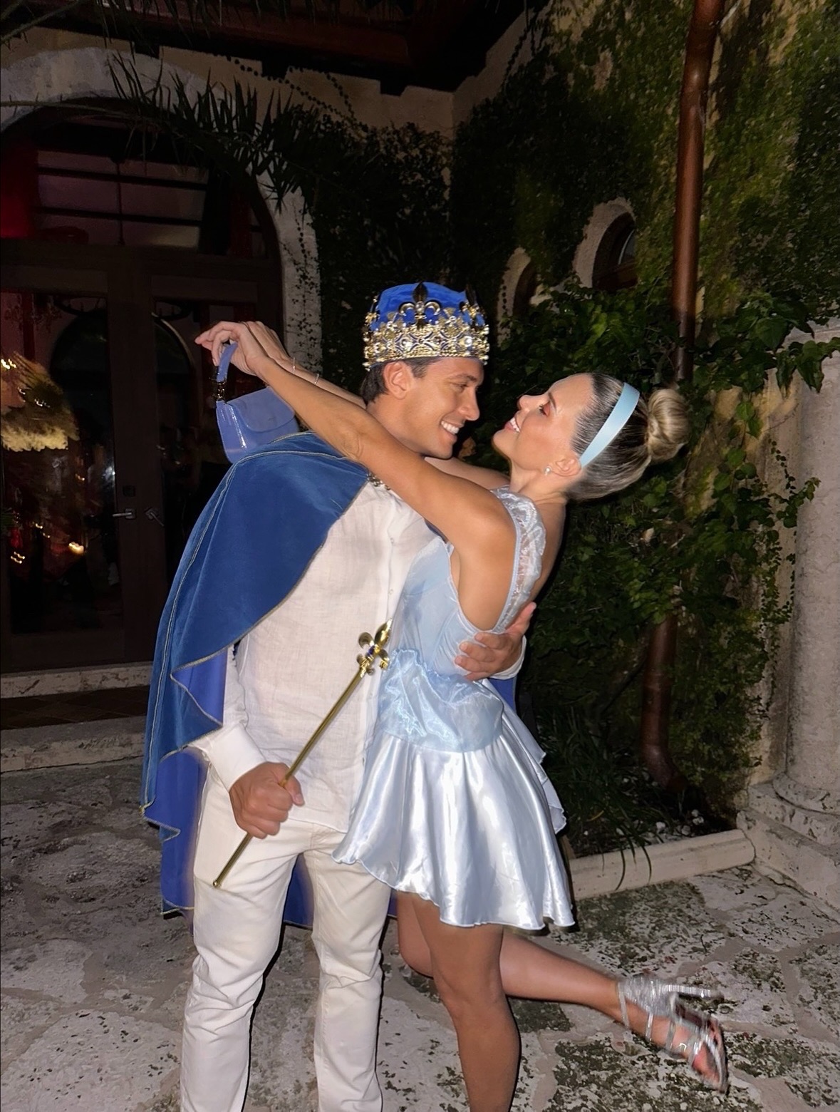 A Cinderella moment at the Halloween party