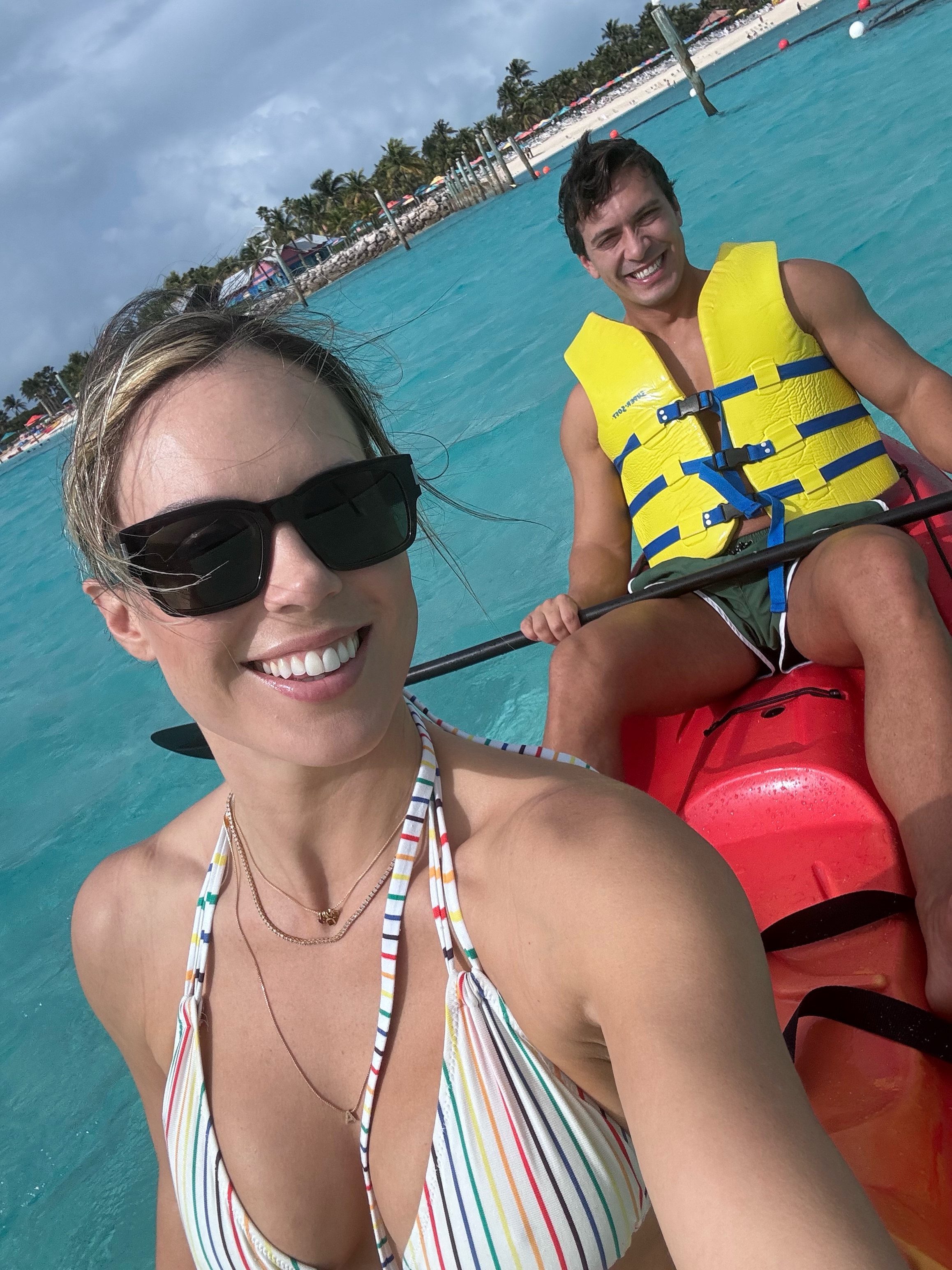 Kayaking at Castaway Cay