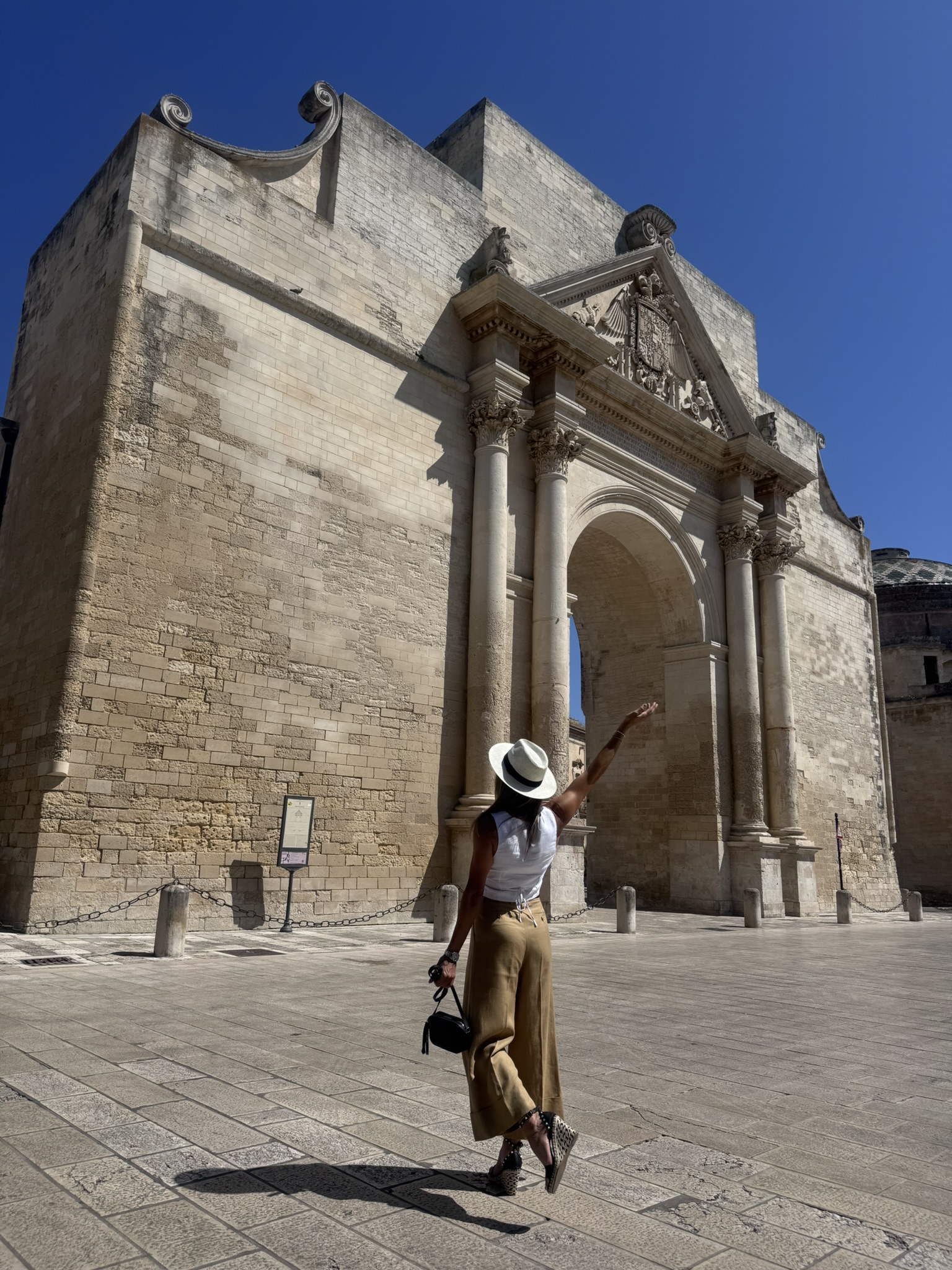 Exploring Lecce's historic gates