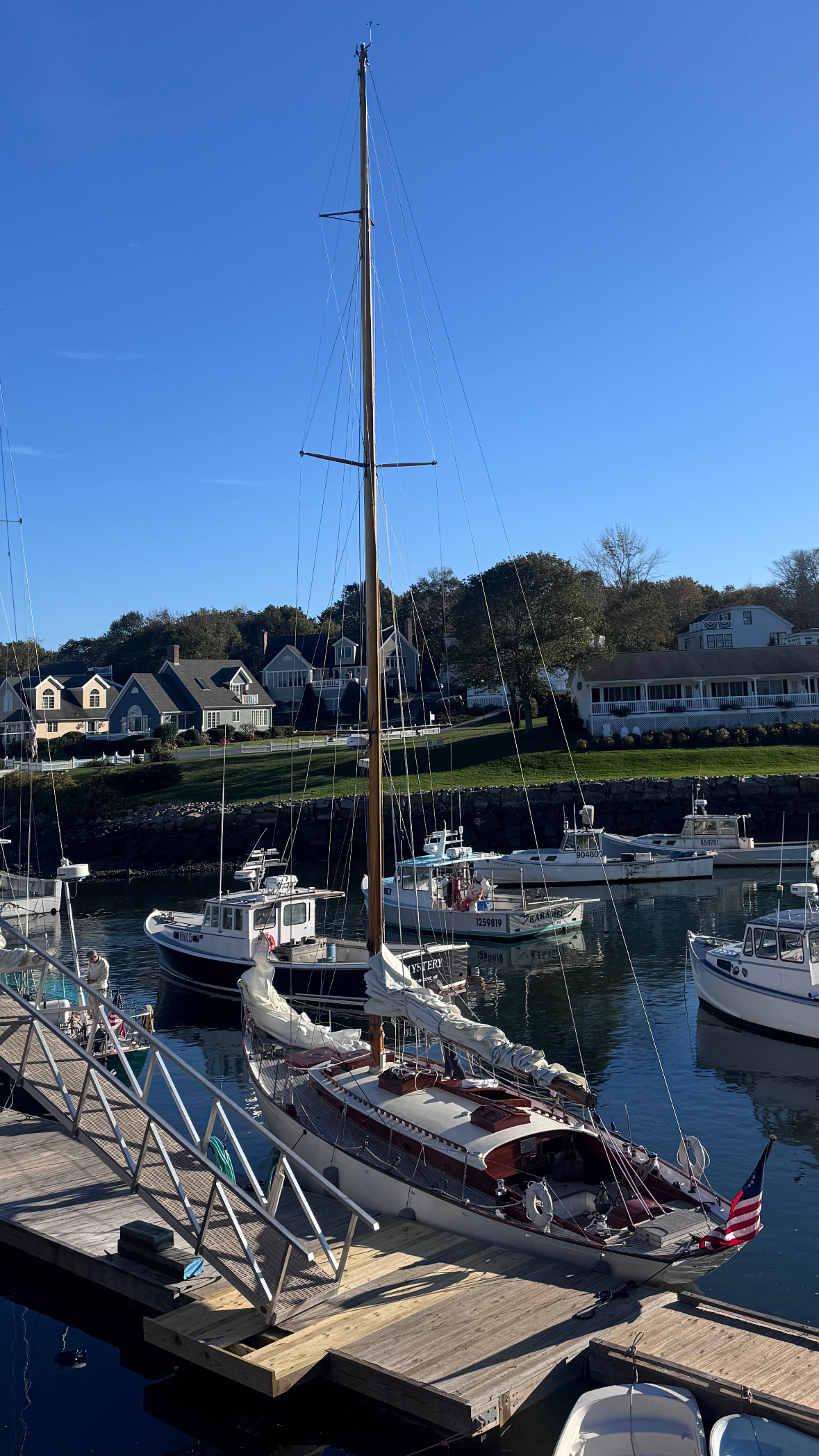 The marina at golden hour