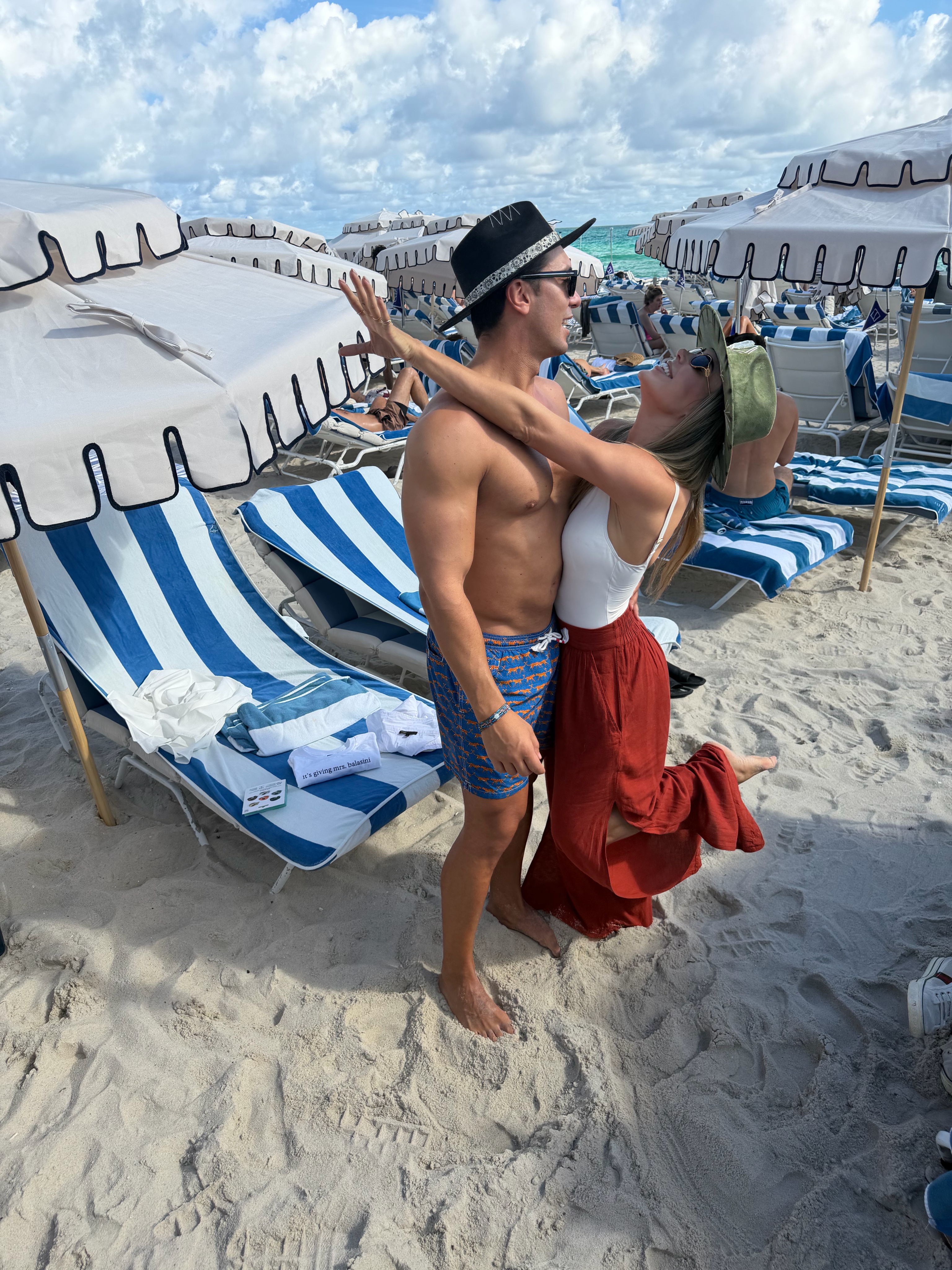 A twirl on the beach in Miami