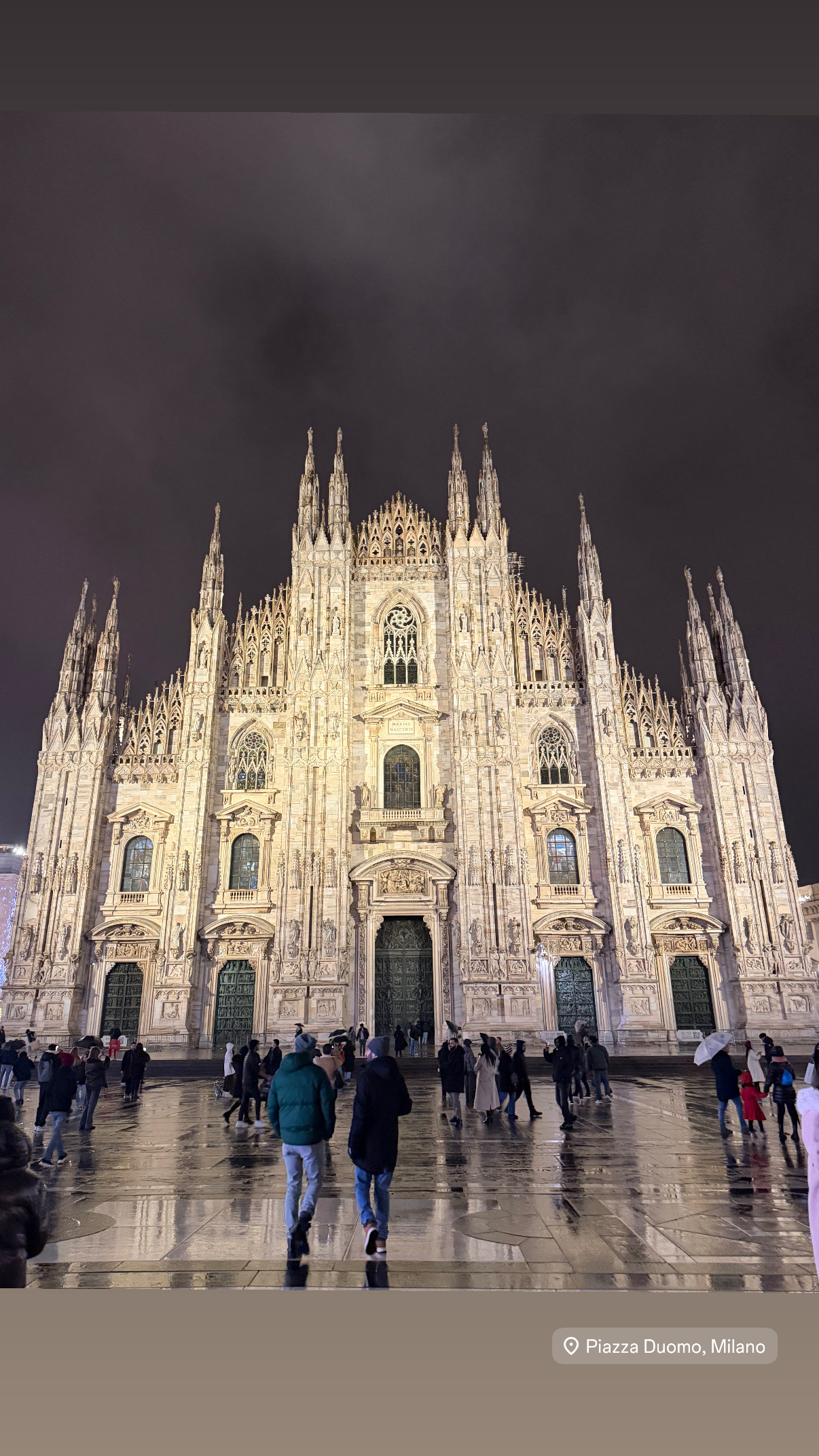 The Duomo di Milano at night
