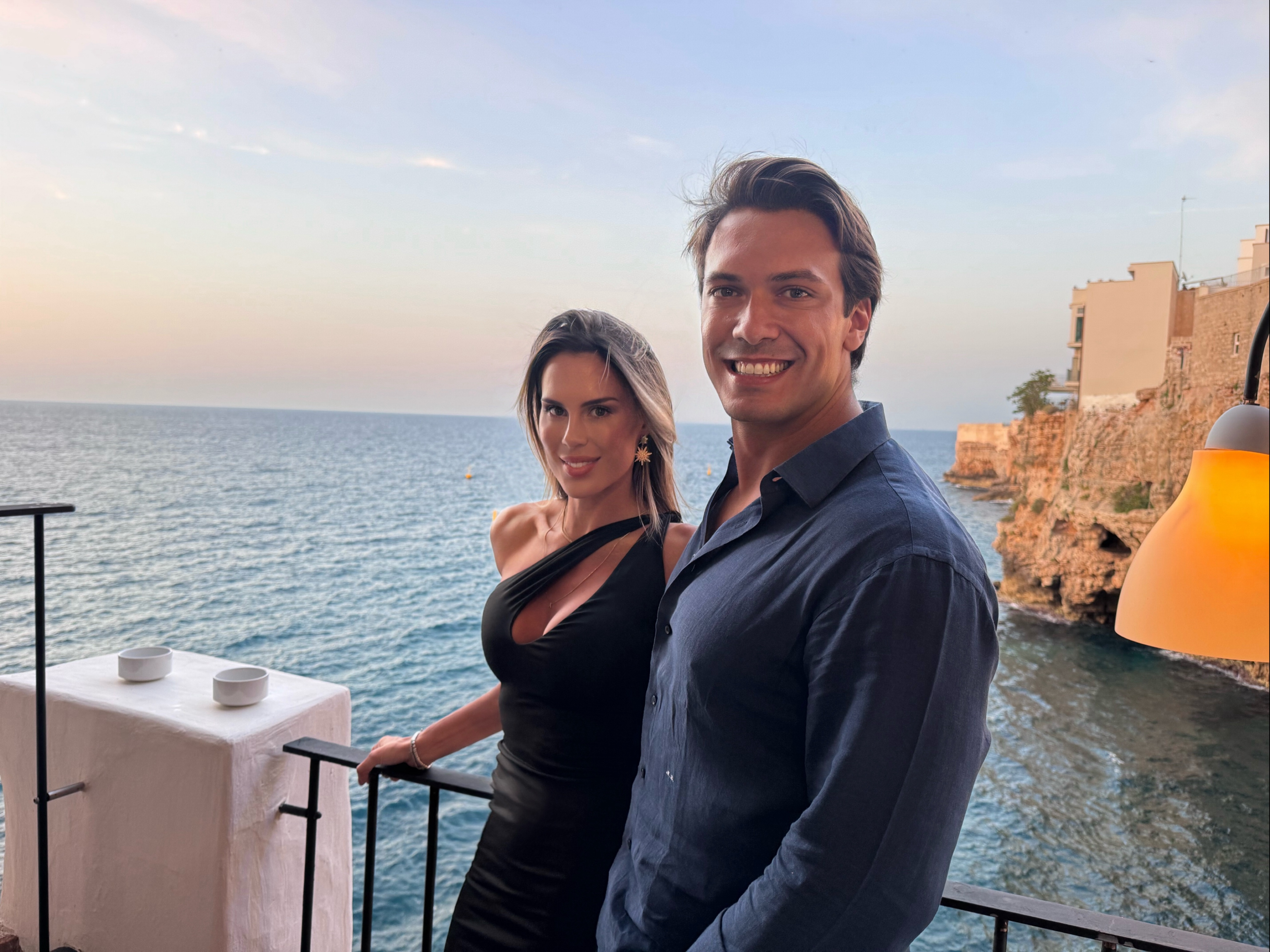 Dinner on the cliffs of Polignano a Mare