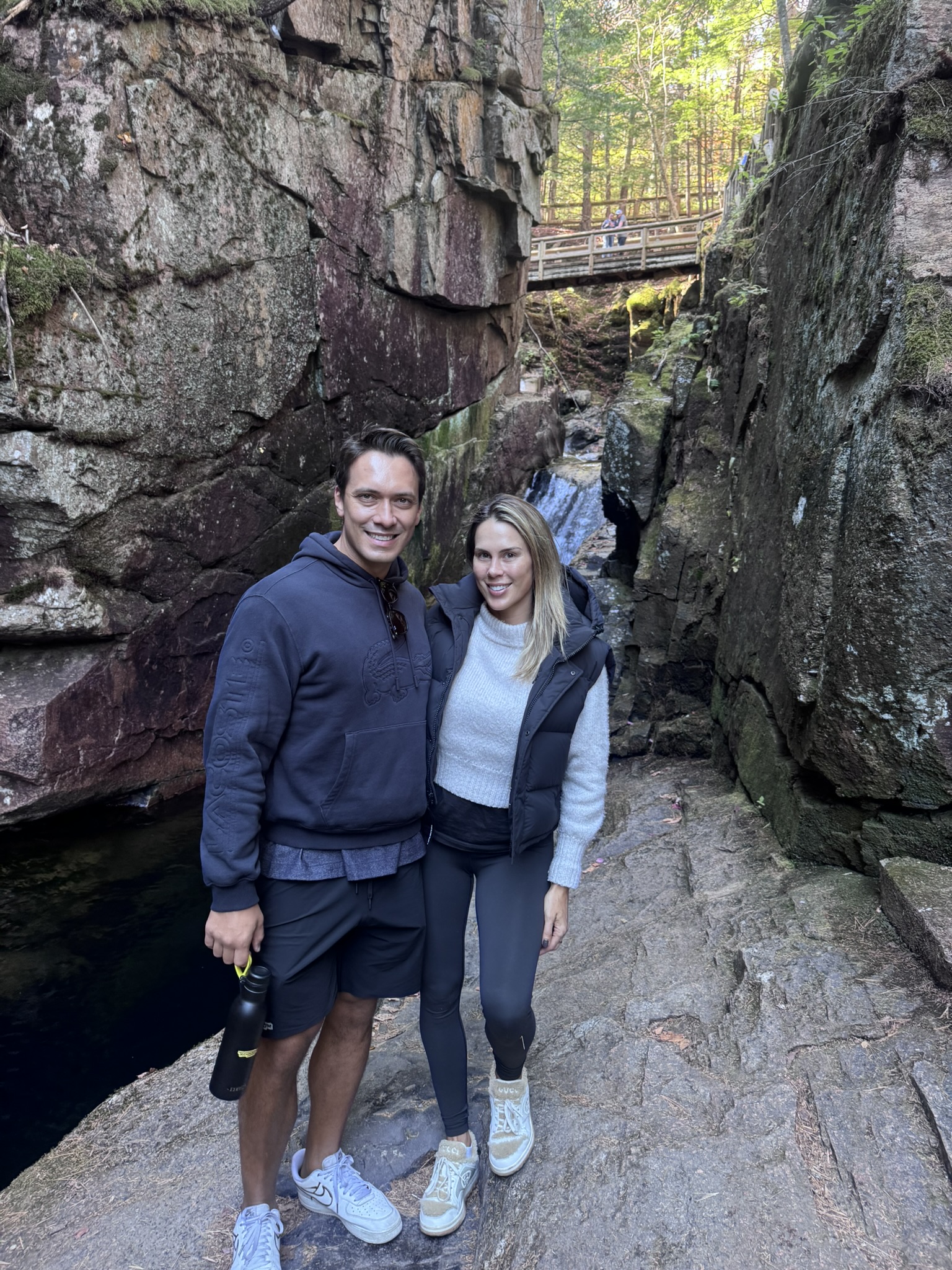 Tucked into the rocky gorge