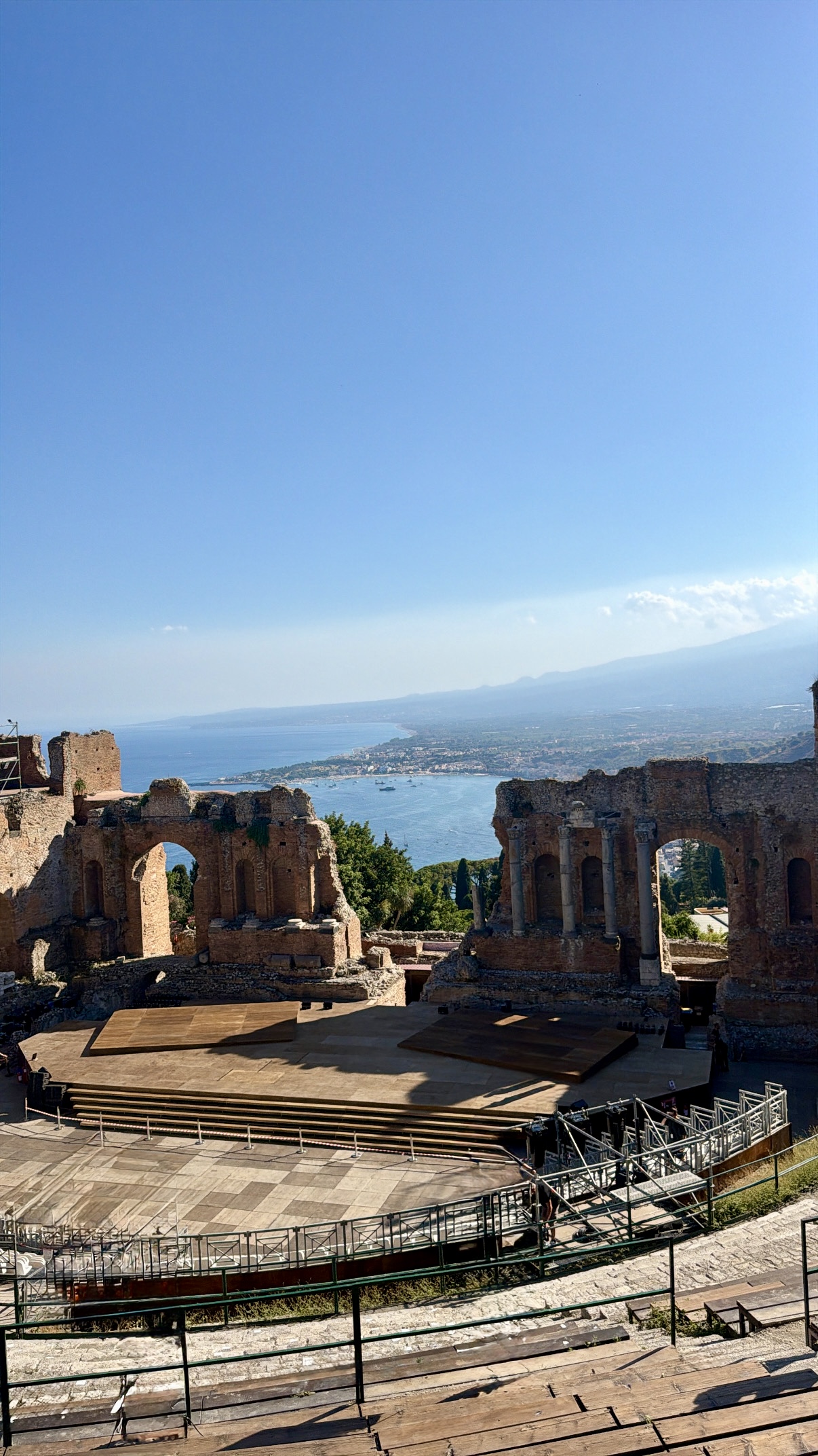 The ancient theater of Taormina, Sicily
